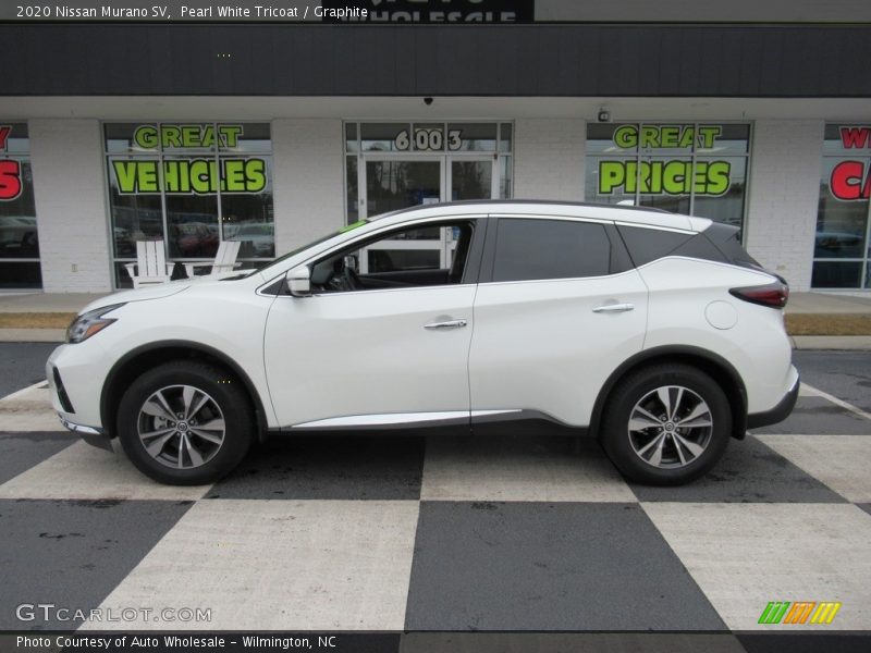 Pearl White Tricoat / Graphite 2020 Nissan Murano SV