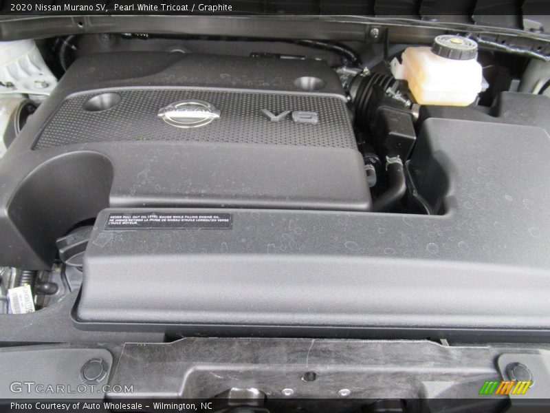 Pearl White Tricoat / Graphite 2020 Nissan Murano SV