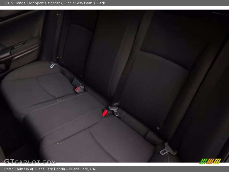 Sonic Gray Pearl / Black 2019 Honda Civic Sport Hatchback