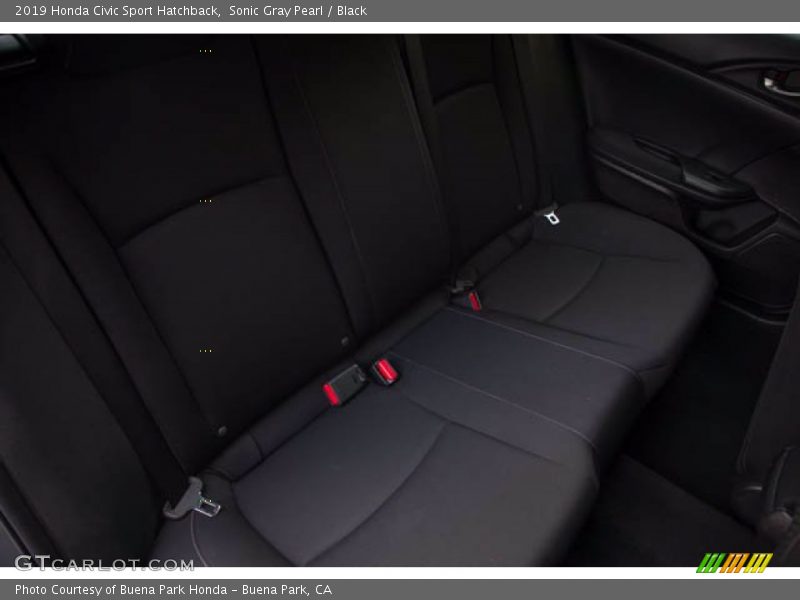 Sonic Gray Pearl / Black 2019 Honda Civic Sport Hatchback