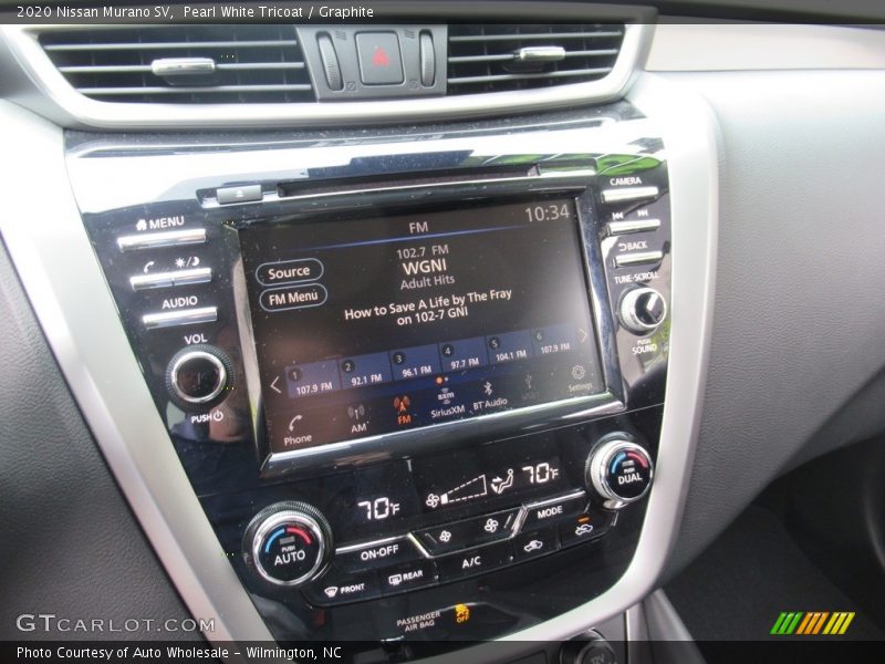 Pearl White Tricoat / Graphite 2020 Nissan Murano SV