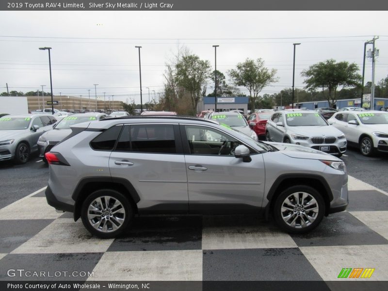 Silver Sky Metallic / Light Gray 2019 Toyota RAV4 Limited