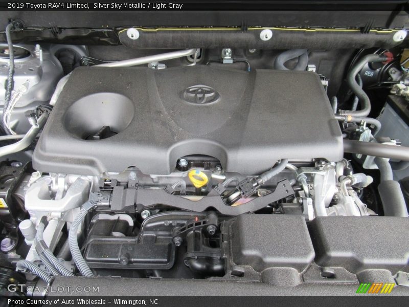 Silver Sky Metallic / Light Gray 2019 Toyota RAV4 Limited