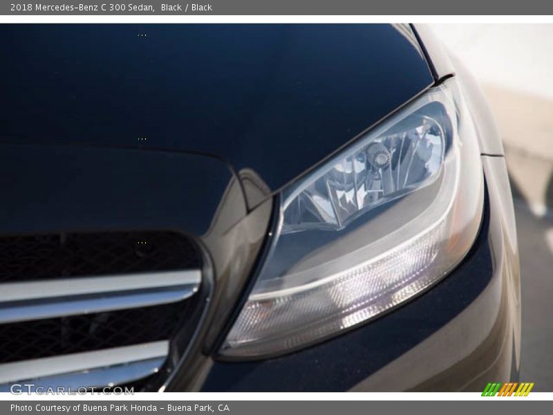 Black / Black 2018 Mercedes-Benz C 300 Sedan