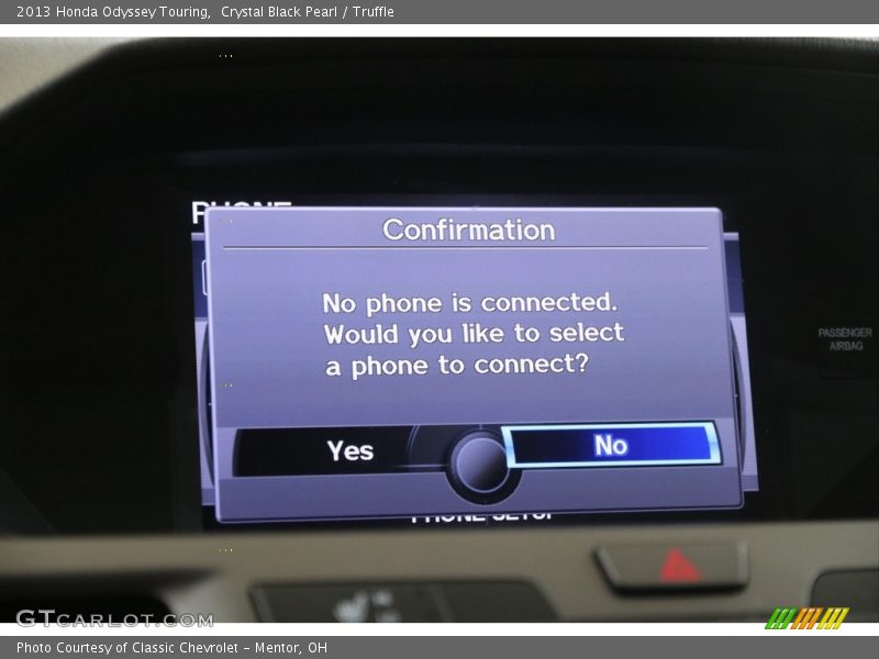 Crystal Black Pearl / Truffle 2013 Honda Odyssey Touring