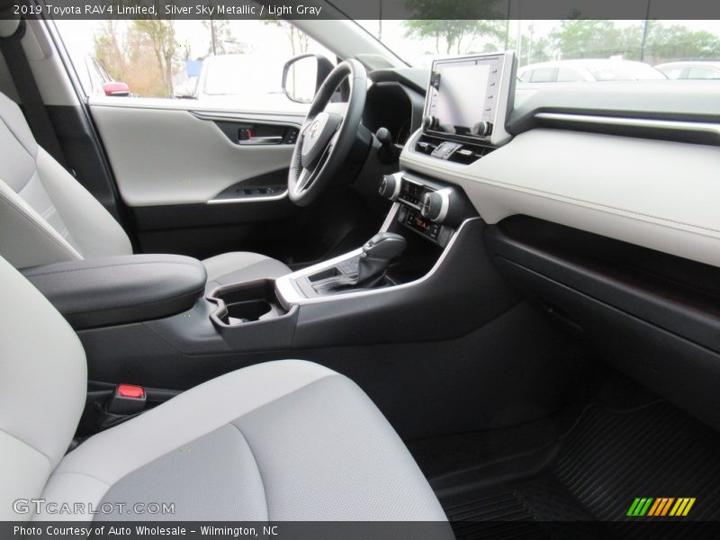 Silver Sky Metallic / Light Gray 2019 Toyota RAV4 Limited