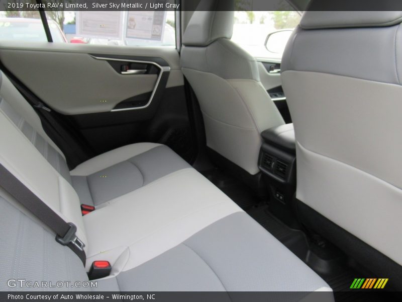 Silver Sky Metallic / Light Gray 2019 Toyota RAV4 Limited