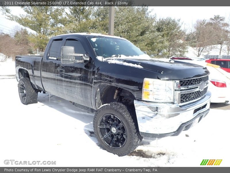 Front 3/4 View of 2011 Silverado 2500HD LTZ Extended Cab 4x4
