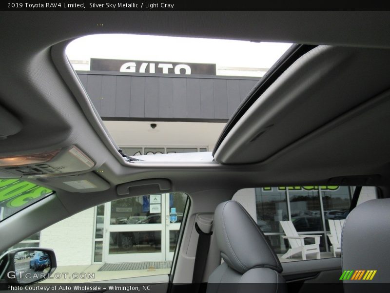 Silver Sky Metallic / Light Gray 2019 Toyota RAV4 Limited