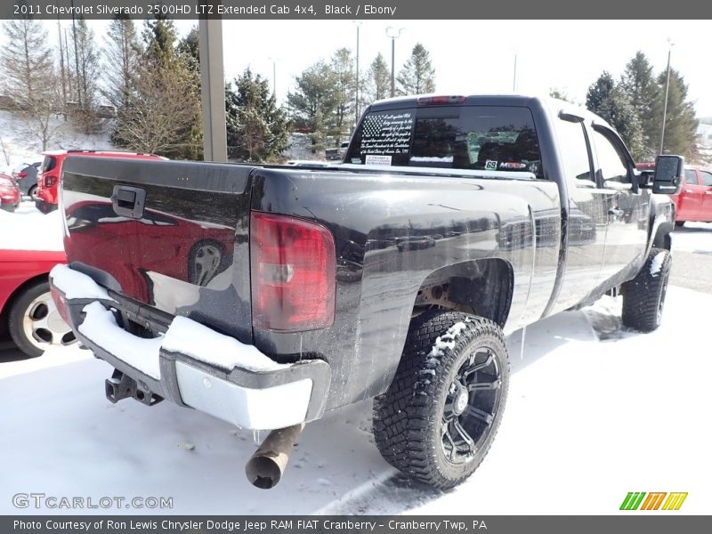 Black / Ebony 2011 Chevrolet Silverado 2500HD LTZ Extended Cab 4x4