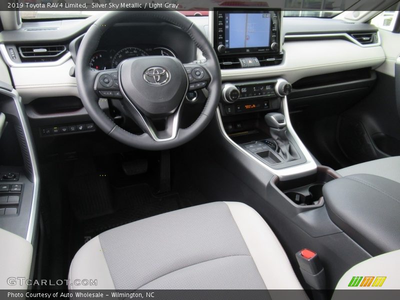Silver Sky Metallic / Light Gray 2019 Toyota RAV4 Limited