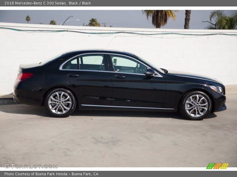 Black / Black 2018 Mercedes-Benz C 300 Sedan