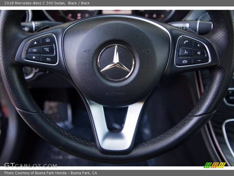 Black / Black 2018 Mercedes-Benz C 300 Sedan