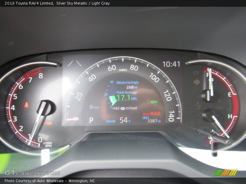 Silver Sky Metallic / Light Gray 2019 Toyota RAV4 Limited