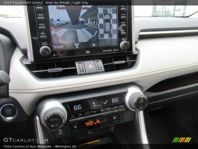 Silver Sky Metallic / Light Gray 2019 Toyota RAV4 Limited
