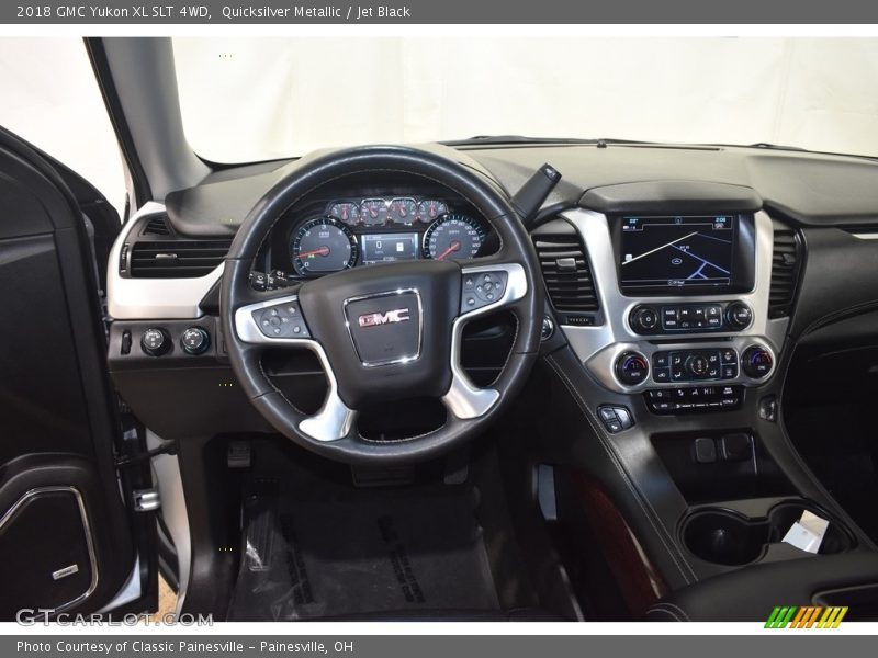 Quicksilver Metallic / Jet Black 2018 GMC Yukon XL SLT 4WD
