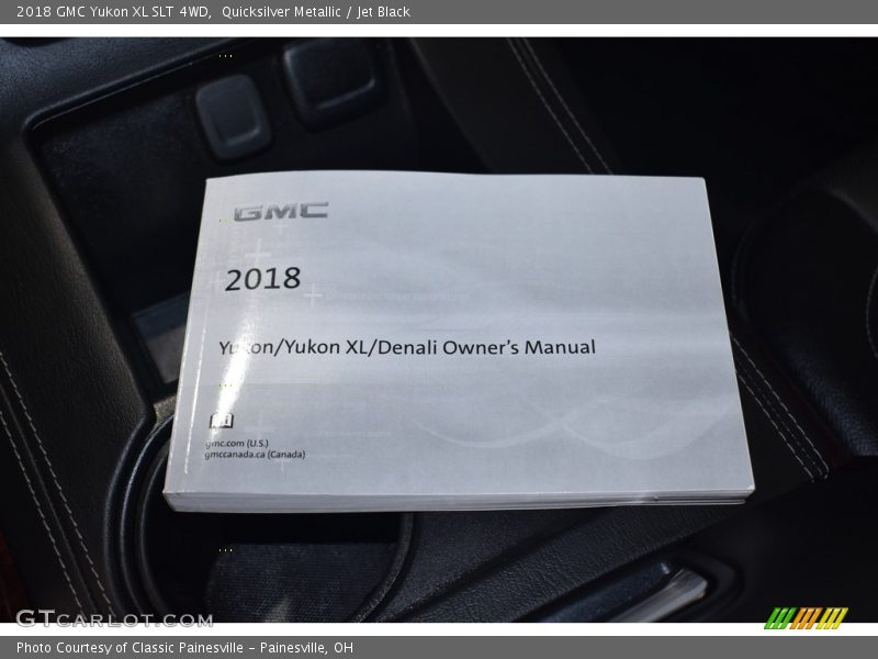 Quicksilver Metallic / Jet Black 2018 GMC Yukon XL SLT 4WD