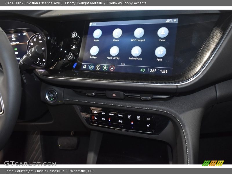 Ebony Twilight Metallic / Ebony w/Ebony Accents 2021 Buick Envision Essence AWD