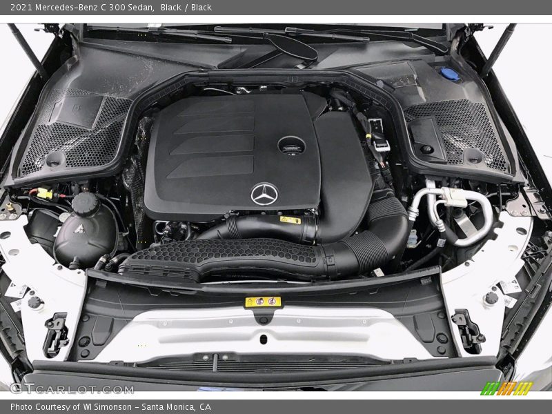 Black / Black 2021 Mercedes-Benz C 300 Sedan