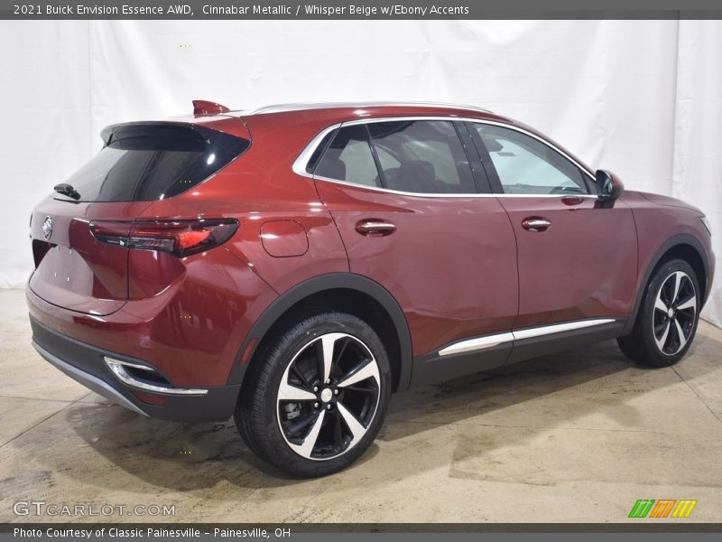 Cinnabar Metallic / Whisper Beige w/Ebony Accents 2021 Buick Envision Essence AWD