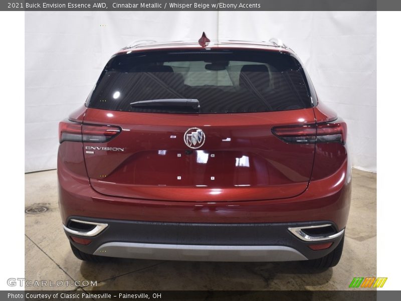 Cinnabar Metallic / Whisper Beige w/Ebony Accents 2021 Buick Envision Essence AWD