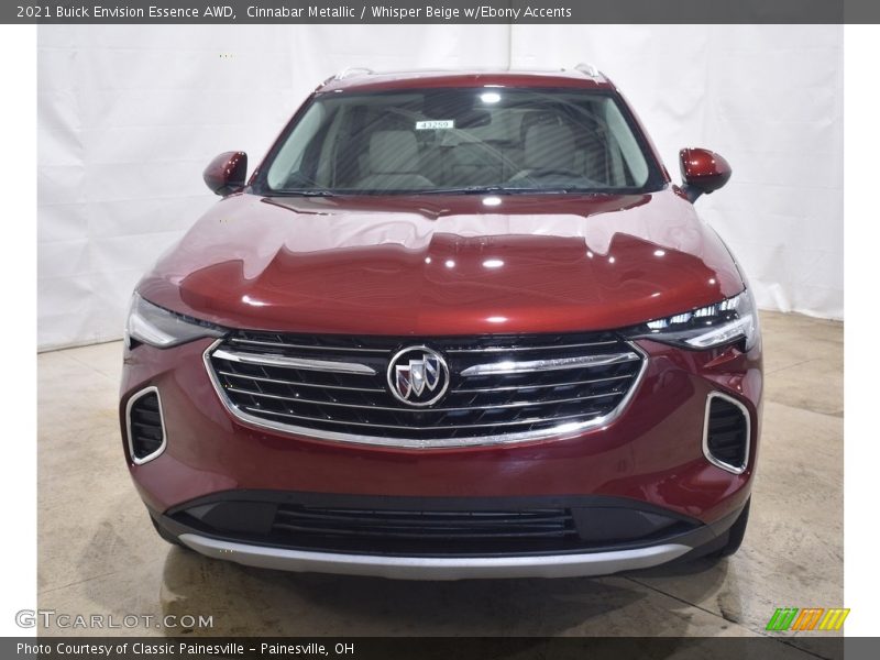 Cinnabar Metallic / Whisper Beige w/Ebony Accents 2021 Buick Envision Essence AWD