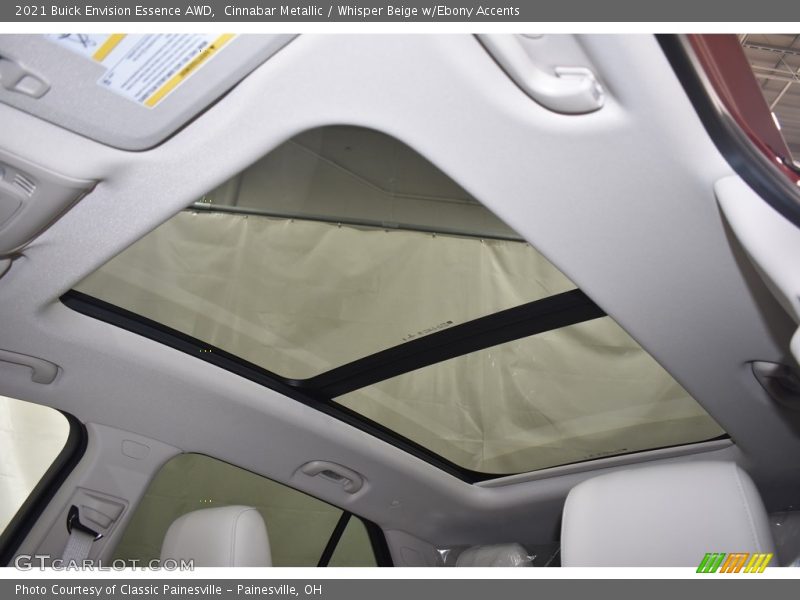 Cinnabar Metallic / Whisper Beige w/Ebony Accents 2021 Buick Envision Essence AWD
