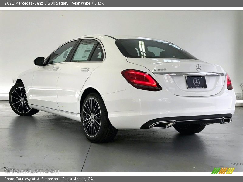 Polar White / Black 2021 Mercedes-Benz C 300 Sedan