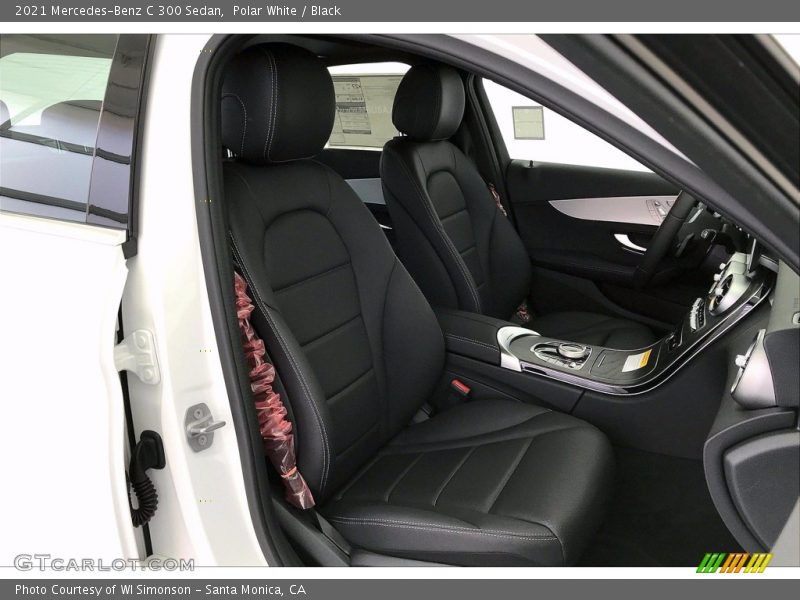 Polar White / Black 2021 Mercedes-Benz C 300 Sedan