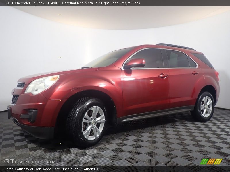 Cardinal Red Metallic / Light Titanium/Jet Black 2011 Chevrolet Equinox LT AWD