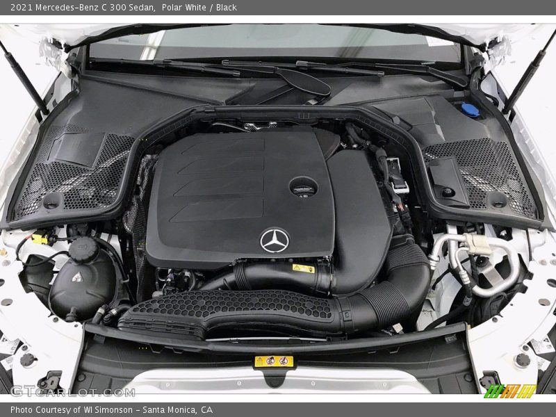 Polar White / Black 2021 Mercedes-Benz C 300 Sedan