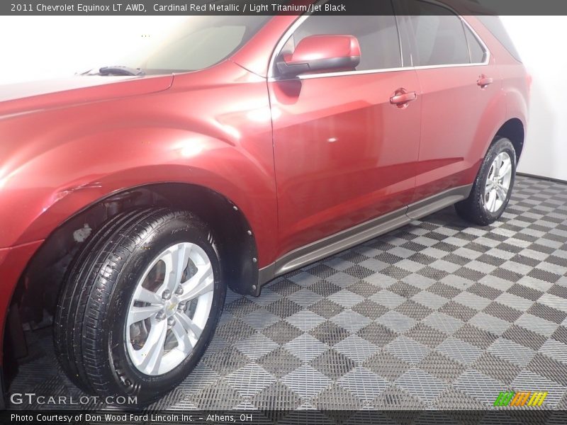 Cardinal Red Metallic / Light Titanium/Jet Black 2011 Chevrolet Equinox LT AWD