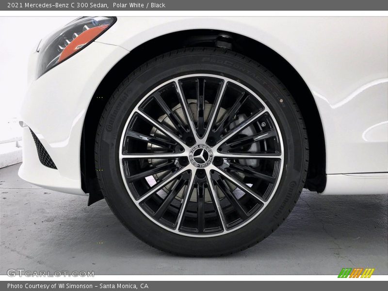 Polar White / Black 2021 Mercedes-Benz C 300 Sedan
