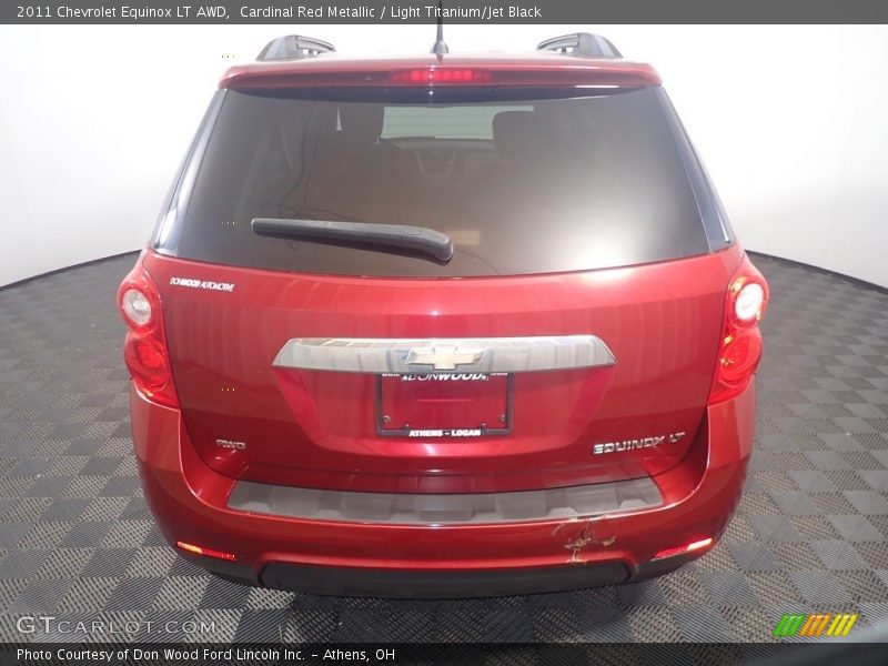 Cardinal Red Metallic / Light Titanium/Jet Black 2011 Chevrolet Equinox LT AWD