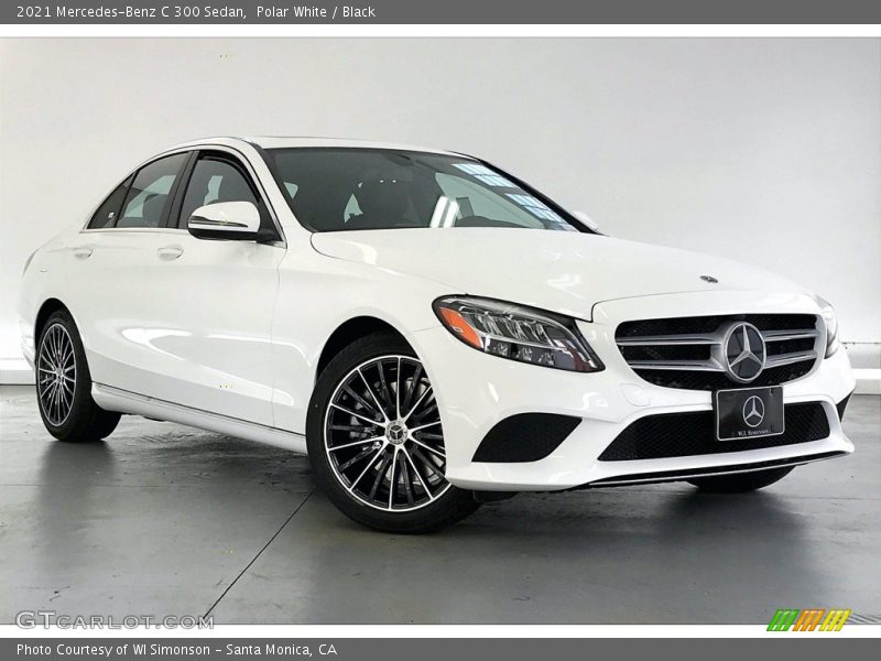 Polar White / Black 2021 Mercedes-Benz C 300 Sedan