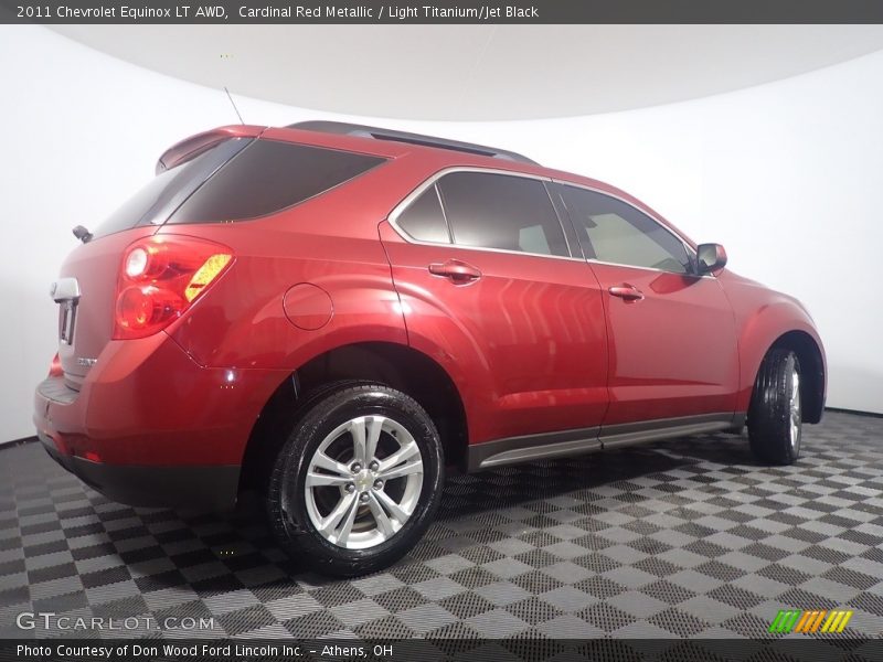 Cardinal Red Metallic / Light Titanium/Jet Black 2011 Chevrolet Equinox LT AWD