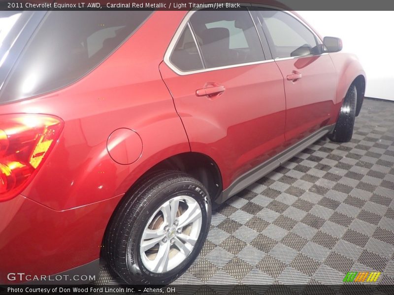 Cardinal Red Metallic / Light Titanium/Jet Black 2011 Chevrolet Equinox LT AWD