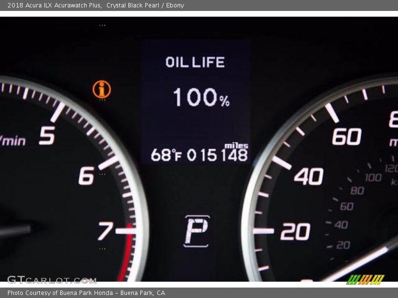 Crystal Black Pearl / Ebony 2018 Acura ILX Acurawatch Plus