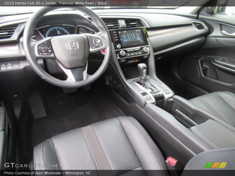  2019 Civic EX-L Sedan Black Interior