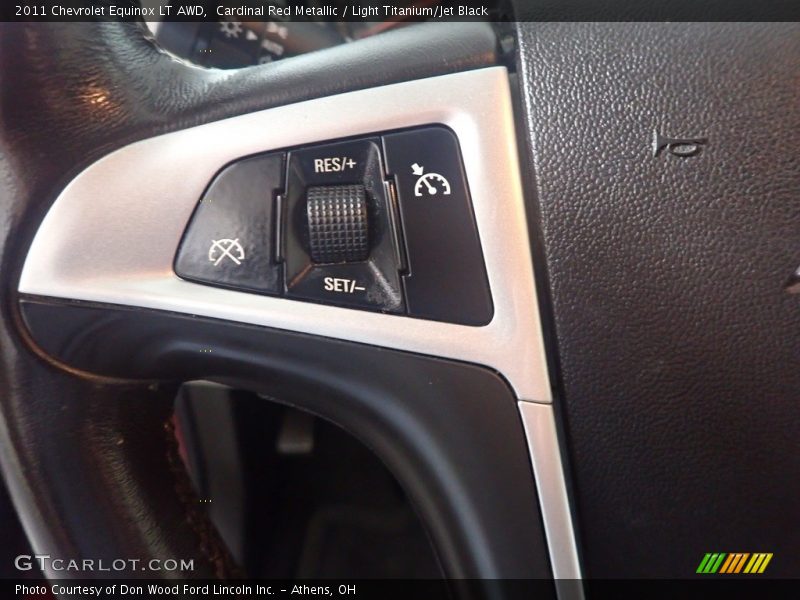 Cardinal Red Metallic / Light Titanium/Jet Black 2011 Chevrolet Equinox LT AWD