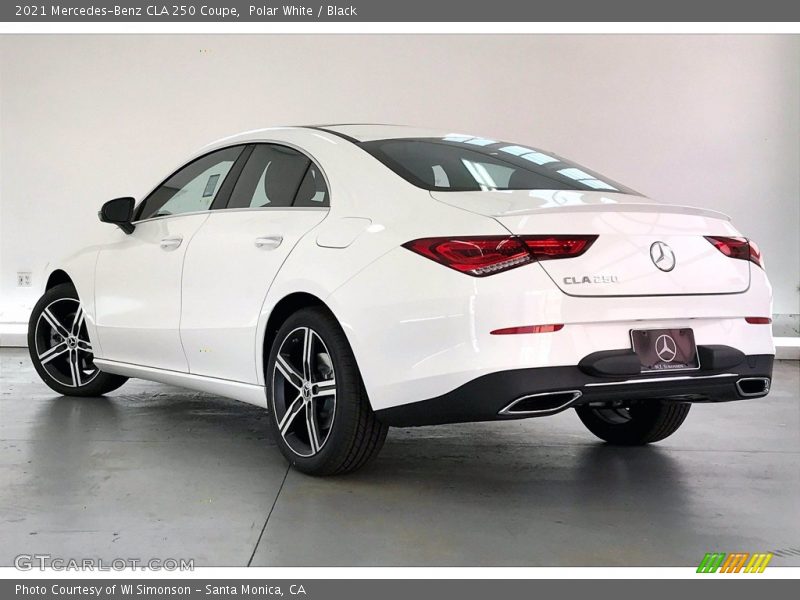 Polar White / Black 2021 Mercedes-Benz CLA 250 Coupe