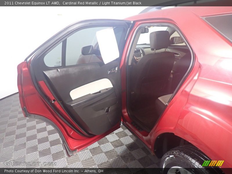 Cardinal Red Metallic / Light Titanium/Jet Black 2011 Chevrolet Equinox LT AWD