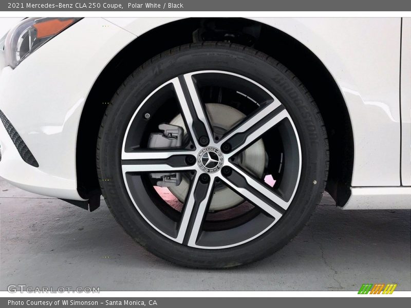 Polar White / Black 2021 Mercedes-Benz CLA 250 Coupe