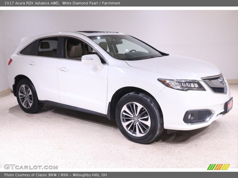 White Diamond Pearl / Parchment 2017 Acura RDX Advance AWD