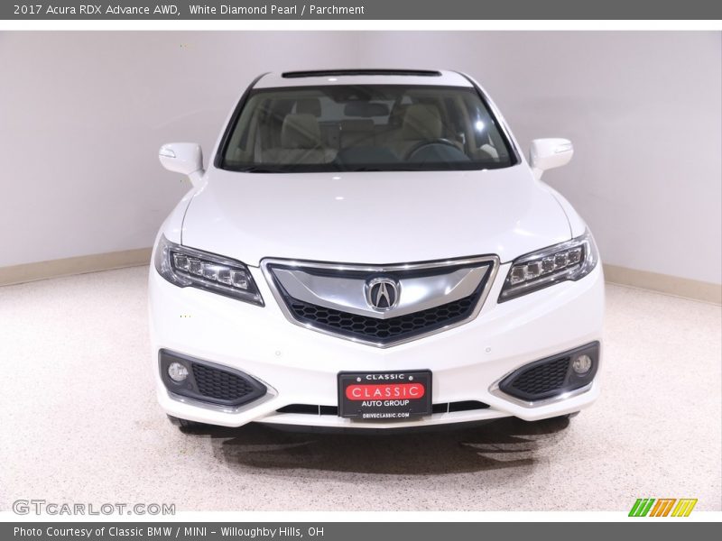 White Diamond Pearl / Parchment 2017 Acura RDX Advance AWD