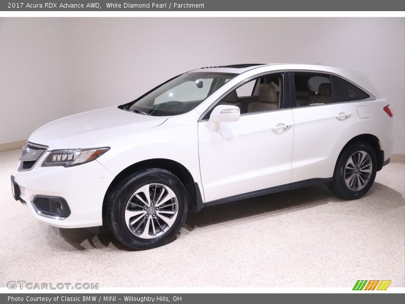 White Diamond Pearl / Parchment 2017 Acura RDX Advance AWD