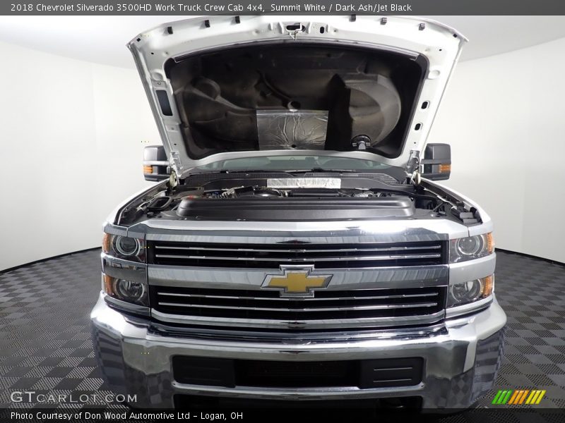 Summit White / Dark Ash/Jet Black 2018 Chevrolet Silverado 3500HD Work Truck Crew Cab 4x4