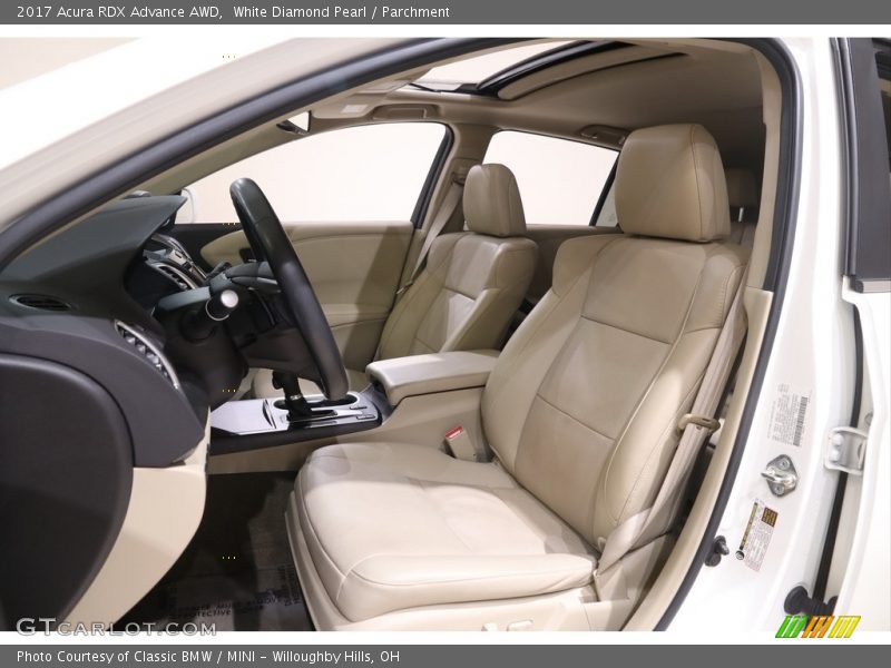 White Diamond Pearl / Parchment 2017 Acura RDX Advance AWD