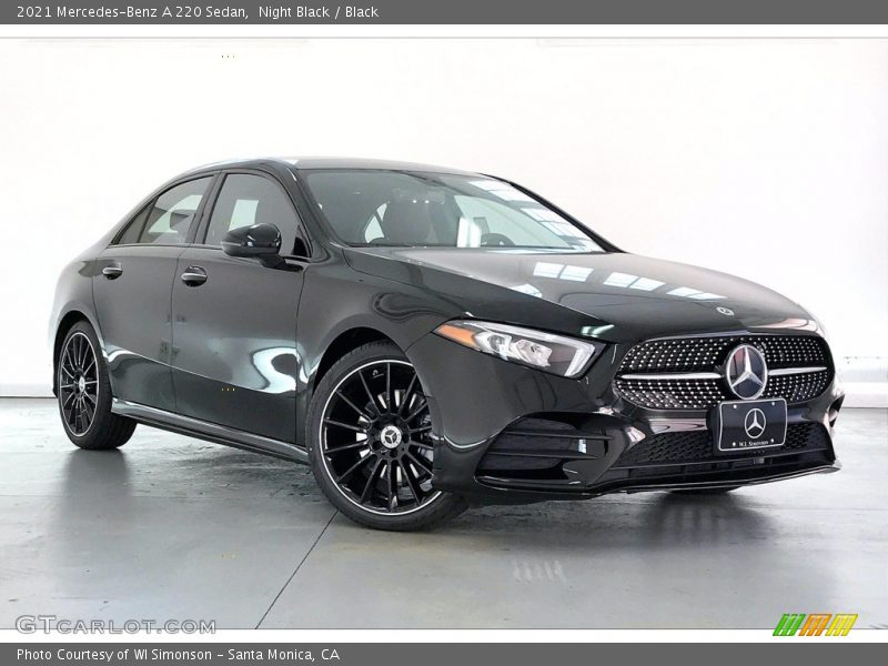 Night Black / Black 2021 Mercedes-Benz A 220 Sedan