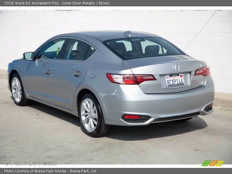 Lunar Silver Metallic / Ebony 2018 Acura ILX Acurawatch Plus